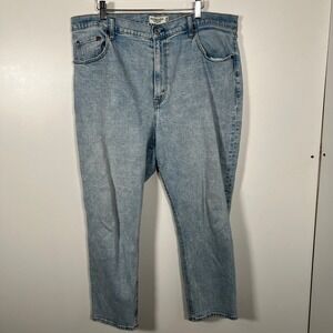 90s Light Wash Ankle Straight Jeans Ultra High‎ Rise Curve Love 34 Regular